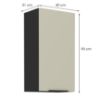 Virtuvės spintelė Arona cashmere 40g-90 1f paveikslėlis
