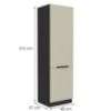 Virtuvės spintelė Arona Cashmere 60dk-210 2f paveikslėlis
