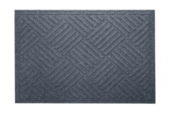 Tekstilinis kilimėlis K-502-2 45x75 cm pilkas paveikslėlis