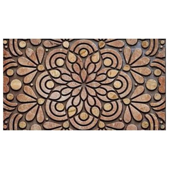 Durų kilimėlis Ornamentas K-602-84 45x75 cm ornamentas paveikslėlis