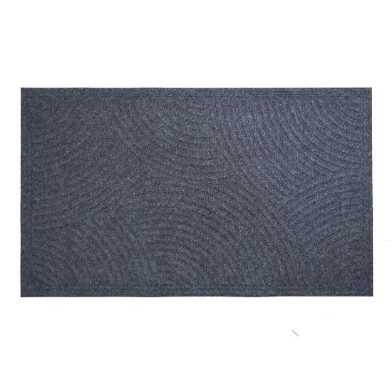 Tekstilinis kilimėlis K-504-3 80x120 cm pilkas paveikslėlis