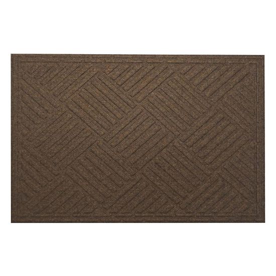 Tekstilinis kilimėlis K-504-1 80x120 cm rudas paveikslėlis