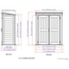 Yardmate Pent Plus 5x3 sodo namelis paveikslėlis