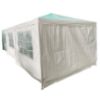 Sodo paviljonas 3x9x2,7 m baltas paveikslėlis
