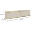 RTV spintelė Oro 135 beige paveikslėlis
