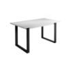 Sulankstomas stalas St-42 150/198x85cm baltas paveikslėlis