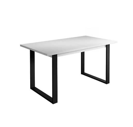 Sulankstomas stalas St-42 150/198x85cm baltas paveikslėlis