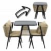 Sodo baldų komplektas Corfu beige 2+1 paveikslėlis