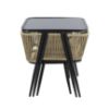 Sodo baldų komplektas Corfu beige 2+1 paveikslėlis
