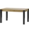 Lucas 40 sulankstomas stalas 140/210x90cm Artisan/juoda Matt paveikslėlis