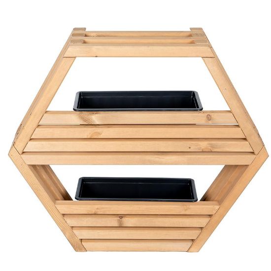 Lentyna Hexen maxi cappucino 80x20x69 cm paveikslėlis