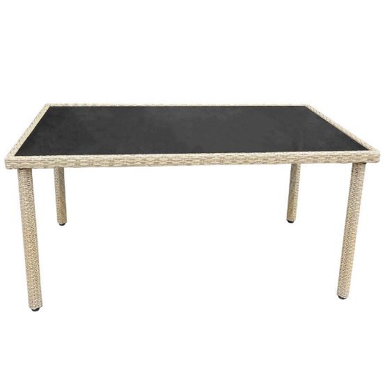 Technorattan stalas Dandy 150x90 natūralus paveikslėlis