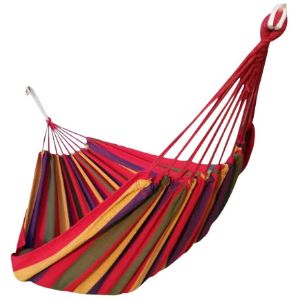 Rodyti išsamią informaciją apie Dryžuotas sodo hamakas 200x100cm raudonas Dryžuotas sodo hamakas 200x100cm raudonas paveikslėlis