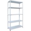 Metalinis sandėliavimo stelažas baltas 178x90x30 cm - 5 lentynos/80kg paveikslėlis