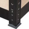 Metalinis sandėliavimo stelažas juodas 179x80x40cm - 5 lentynos/200kg paveikslėlis