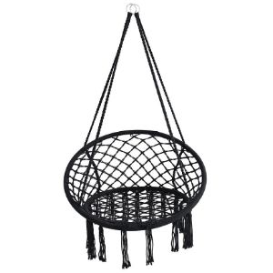 Rodyti išsamią informaciją apie Sodo sūpynės "Stork's nest" juodos spalvos Sodo sūpynės "Stork's nest" juodos spalvos paveikslėlis