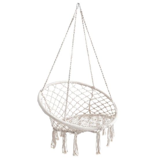 Sodo sūpynės "Stork's nest" baltos spalvos paveikslėlis