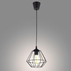 Deimantinė juoda lempa 4293 20cm Lw1 paveikslėlis