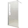 Ścianka WALK-IN Soft 100x195 profil chrom paveikslėlis
