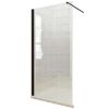 Ścianka WALK-IN Fiord 100x195 czarny profil paveikslėlis