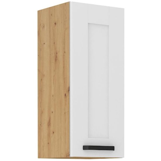 Virtuvės spintelė LUNA balta matinė/artisan 30g-72 1f paveikslėlis