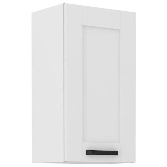 Virtuvės spintelė LUNA balta matinė/balta 40g-72 1f paveikslėlis
