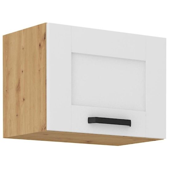 Virtuvės spintelė LUNA balta matinė/artisan 50gu-36 1f paveikslėlis