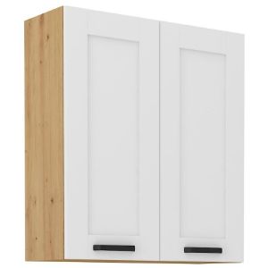 Rodyti išsamią informaciją apie Virtuvės spintelė LUNA balta matinė/artisan 80g-90 2f Virtuvės spintelė LUNA balta matinė/artisan 80g-90 2f paveikslėlis