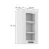 Virtuvinė spintelė LUNA balta matinė/balta 40gs-90 1f paveikslėlis
