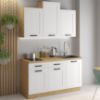 LUNA virtuvės spintelė balta matinė/artisan 60dp-210 2f paveikslėlis