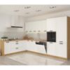 Virtuvės spintelė LUNA balta matinė/artisan 60dmp-210 2f paveikslėlis