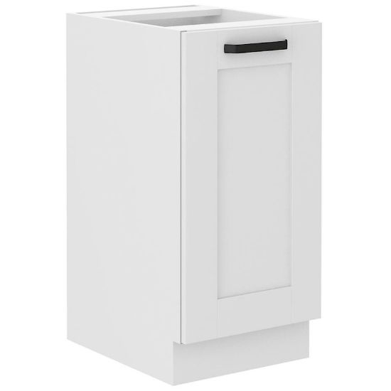 Virtuvinė spintelė LUNA balta matinė/balta 40d 1f bb paveikslėlis