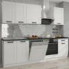 Virtuvinė spintelė LUNA balta matinė/balta 60dks-210 3s 1f paveikslėlis