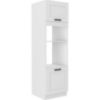 Virtuvės spintelė LUNA balta matinė/balta 60dmp-210 2f paveikslėlis