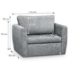 Sofa Bella Lux 80 Terra 88 paveikslėlis