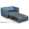 Sofa Bella Lux 80 Terra 73 paveikslėlis