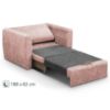 Sofa Bella Lux 80 Terra 61 paveikslėlis