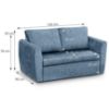 Sofa Bella Lux 120 Terra 73 paveikslėlis