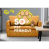 Sofa Bella Lux 120 Terra 48 paveikslėlis