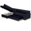 Kampinė sofa su miegamąja funkcija Minos Vardo 17 kairėje pusėje paveikslėlis