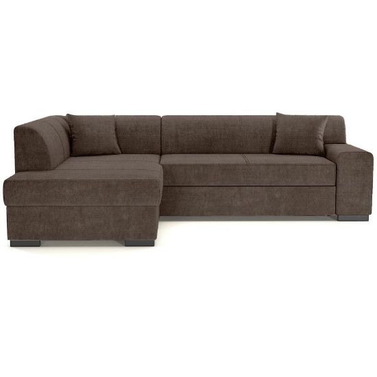Kampinė sofa su miegamąja funkcija Minos Vardo 39 kairėje pusėje paveikslėlis