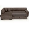 Kampinė sofa su miegamąja funkcija Minos Vardo 39 kairėje pusėje paveikslėlis