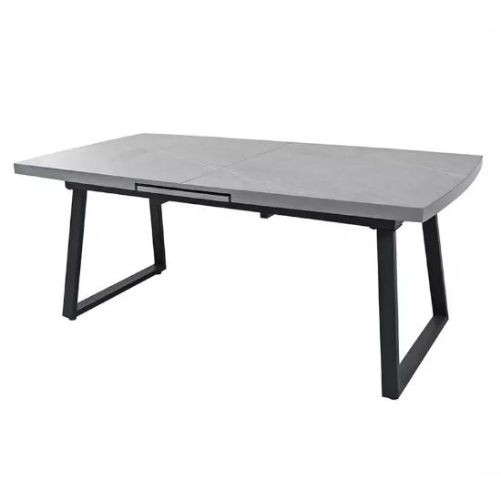 Luton sulankstomas stalas 80094DP pilkas marmuras/juodas paveikslėlis