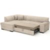 Kampinė sofa su miegamąja funkcija Minos Vardo 25 kairėje pusėje paveikslėlis