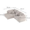 Kampinė sofa su miegamąja funkcija Bono 1 Glory 3 universal paveikslėlis