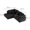 Kampinė sofa su miegamąja funkcija Bono 1 Glory 19 universal paveikslėlis