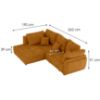 Kampinė sofa su miegamąja funkcija Bono 1 Vega 7 universali paveikslėlis