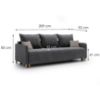 Glory Sierra sofa 751 + 746 paveikslėlis