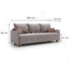 Glory Sierra sofa 748 + 750 paveikslėlis