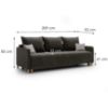 Glory Sierra sofa 749 + 742 paveikslėlis